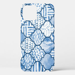 Case-Mate iPhone Case Marocain géométrique, aquarelle motif sans couture