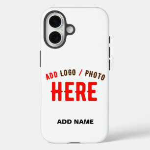 COQUE POUR iPhone 16 MARQUE BLANCHE MODERNE ET PERSONNALISABLE VÉRIFIÉE