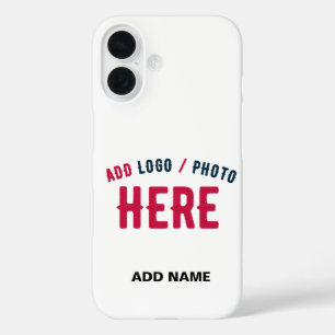 COQUE POUR iPhone 16 MARQUE BLANCHE MODERNE ET PERSONNALISABLE VÉRIFIÉE