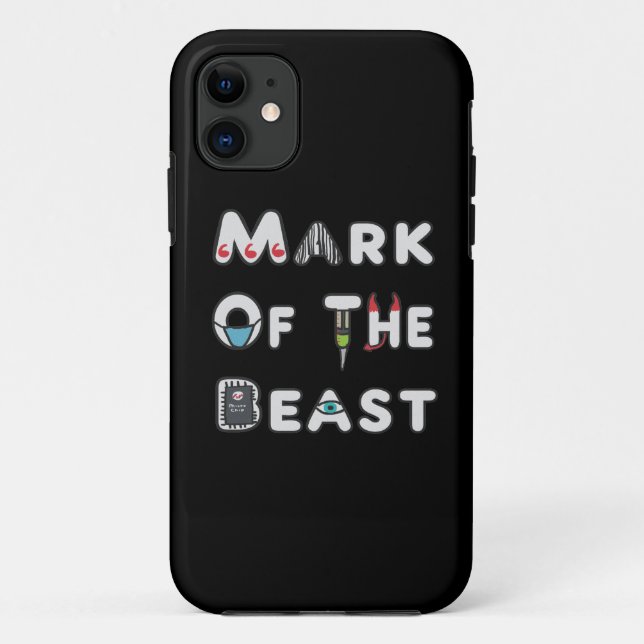 Coques Case-Mate iPhone Marque De La Bête (Dos)