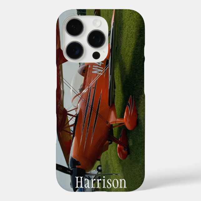 Coques Case-Mate iPhone Marque de style rouge Avion Photo, Aviation (Verso)