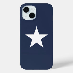 Coque Case-Mate iPhone Marque d'étoile bleue marine moderne
