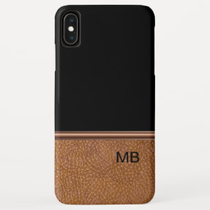 Case-Mate iPhone Case Marque Homme en Faux Cuir