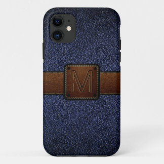 Coque Case-Mate Pour iPhone Marque marron bleu foncé