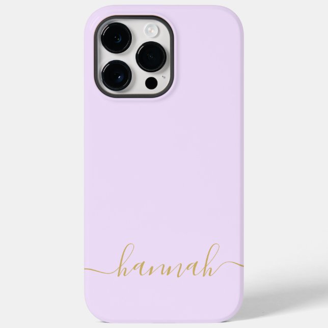 Coques Case-Mate iPhone Marque-page moderne violet personnalisé écriture f (Verso)