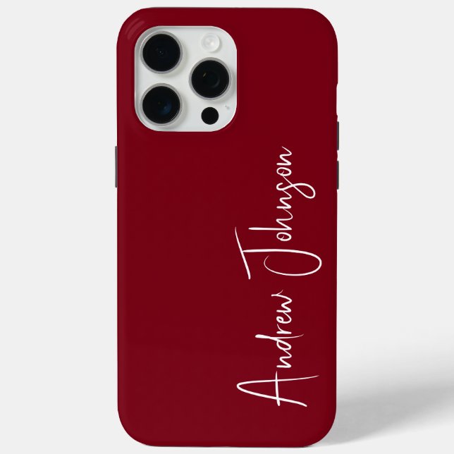 Coques Case-Mate iPhone Marron Monogrammé  (Verso)