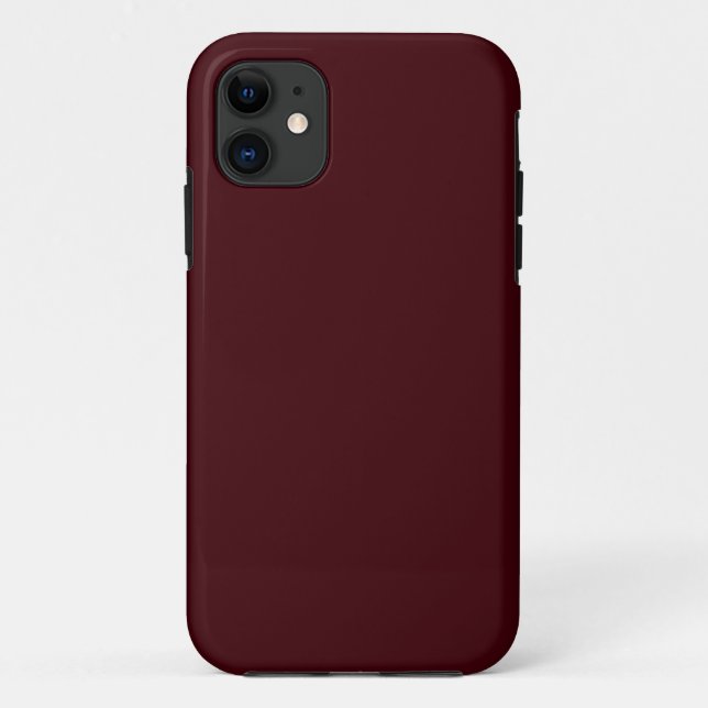 Coques Case-Mate iPhone Marron rouge foncé (Dos)
