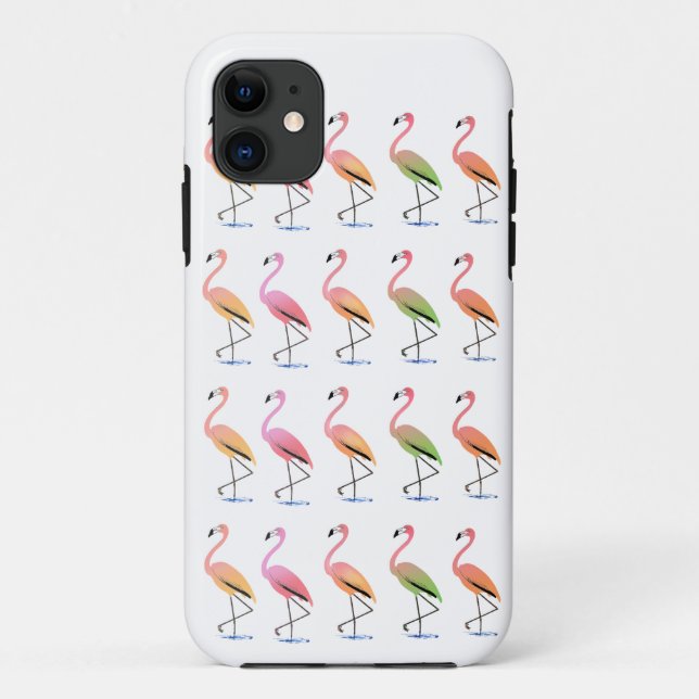 Coques Case-Mate iPhone Mars des Flamants roses tropicaux (Dos)