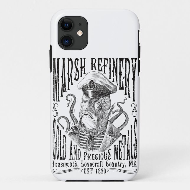 Coques Case-Mate iPhone Marsh Refining Company Innsmouth Lovecraft (Dos)