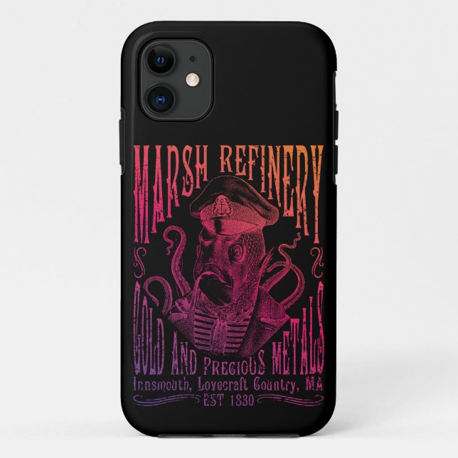Coques Case-Mate iPhone Marsh Refining Company Innsmouth Lovecraft (Dos)
