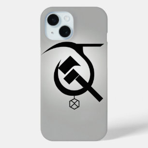 Coque Case-Mate iPhone Marteau et faucille minimaliste - Noir et blanc