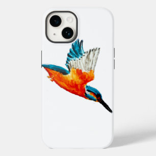 Coques Pour iPhone Martin-pêcheur d'art ornithologique coloré