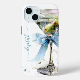 Coque Case-Mate iPhone Martini Élégant Monogrammé