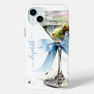 Coque Case-Mate iPhone Martini Élégant Monogrammé
