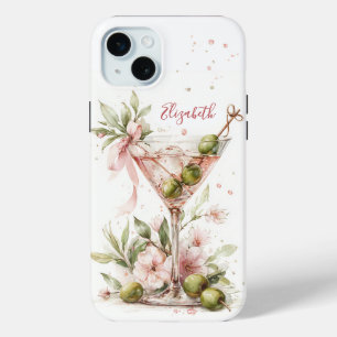 Coque Case-Mate iPhone Martini Élégant Monogrammé