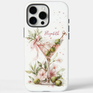 Coque iPhone 16 Pro Max Martini Élégant Monogrammé