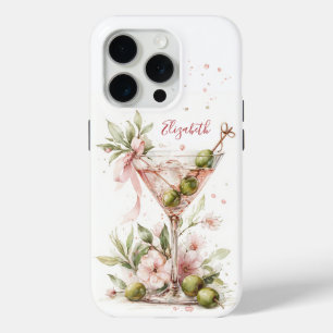 Coque Case-Mate iPhone Martini Élégant Monogrammé