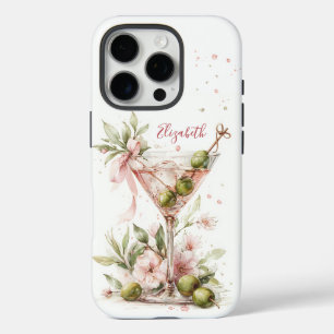 Coque iPhone 16 Pro Martini Élégant Monogrammé