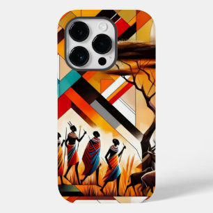 Coque Case-Mate iPhone Masaï d'art africain Abstrait géométrique