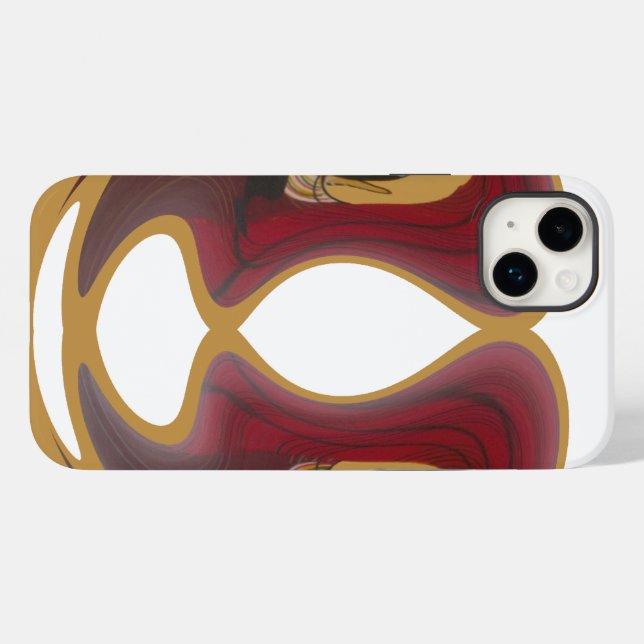 Coques Case-Mate iPhone Masai Tribal Whirt Art Imprimer (Verso (horizontal))