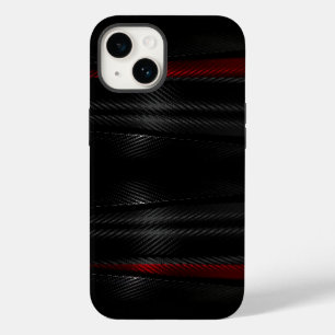 Coque Case-Mate iPhone Masculine graphique en rouge noir gras pour lui Ho