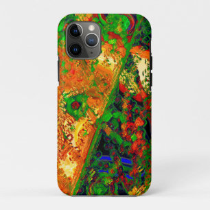 Case-Mate iPhone Case Mask party or carnival of paints, orange and green