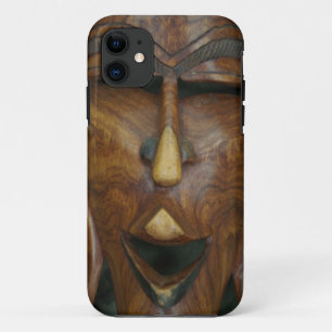 Coque Case-Mate iPhone Masque africain en bois