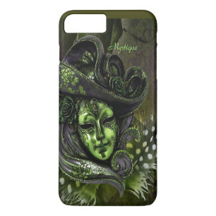 Coques Pour iPhone Masque Carnaval - Péridot Damask iPhone 7 plus Coq
