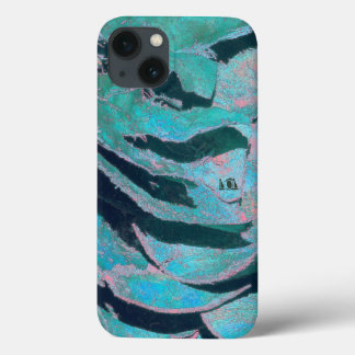 iPhone 13 Coque Masque de rire bleu