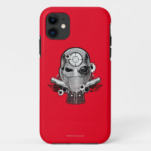 Coque iPhone 11 Masque du peloton Deadshot de suicide et art de