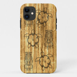 Coque Case-Mate iPhone Masque hawaïen de Honu et de Tiki