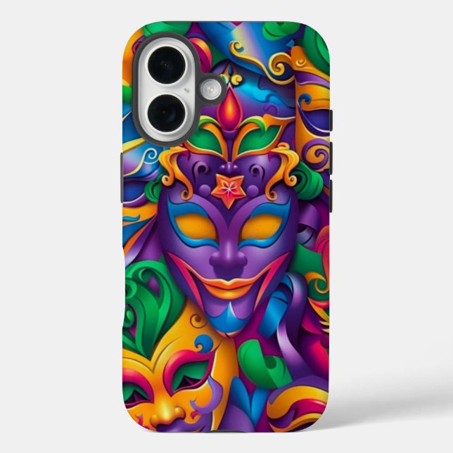 COQUES Case-Mate iPhone MASQUE MARDI GRAS BRILLANT (Verso)