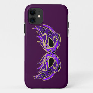 Coques Pour iPhone Masque masqué royal violet