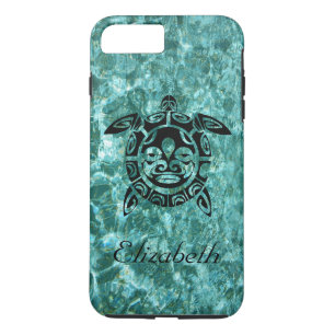 Coque Case-Mate iPhone Masque tribal personnalisé Aqua Blue