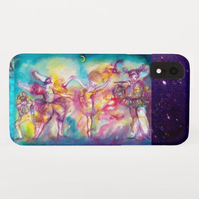 Coques Case-Mate iPhone MASQUERADE, Mardi Gras Masques, Danse, Musique (Dos (Horizontal))