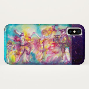 Coque iPhone X MASQUERADE, Mardi Gras Masques, Danse, Musique