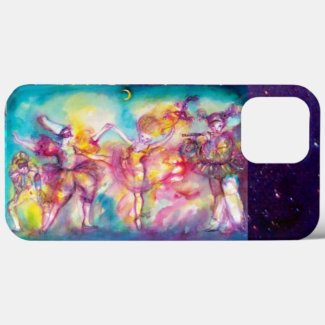 Coques Case-Mate iPhone MASQUERADE, Mardi Gras Masques, Danse, Musique (Verso (horizontal))