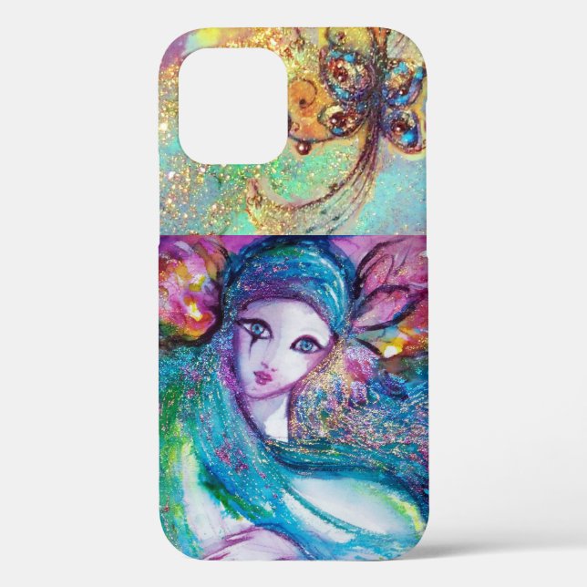 COQUES Case-Mate iPhone MASQUÉRADE VÉNÉTIENNE /MASQUE EN BLEU (Verso)