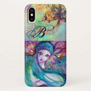 COQUE Case-Mate POUR iPhone MASQUÉRADE VÉNÉTIENNE /MASQUE EN MONOGRADE BLEU