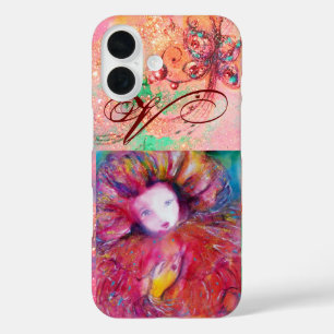 COQUES iPhone 16 MASQUÉRADE VÉNÉTIENNE - MASQUE EN MONOGRAMME ROUGE
