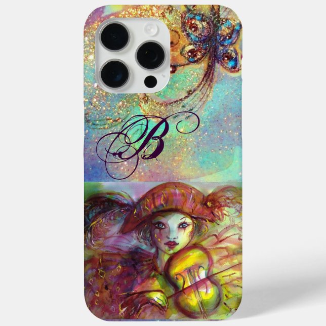COQUES Case-Mate iPhone MASQUÉRADE VÉNÉTIENNE / MONOGRAMME HARLEQUIN (Verso)