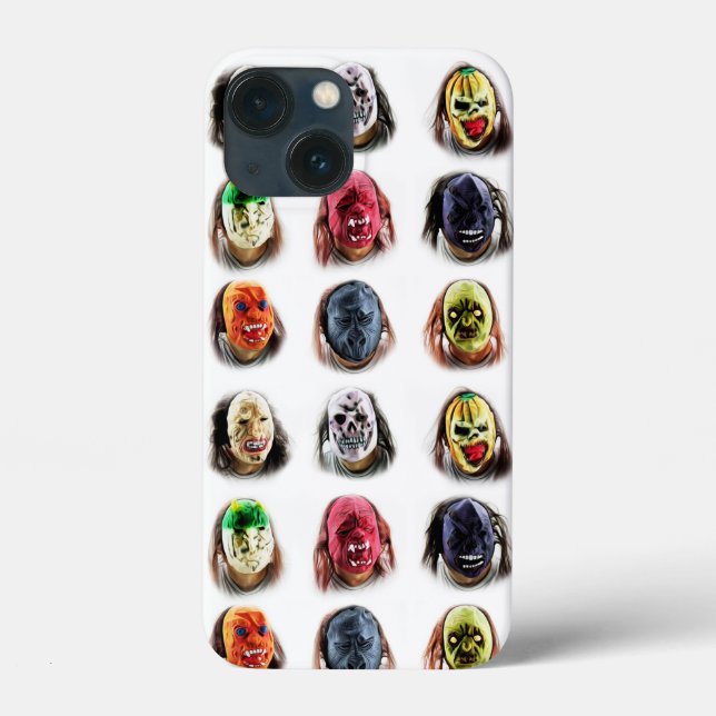 Coques Case-Mate iPhone Masques d'horreur amusants (Verso)