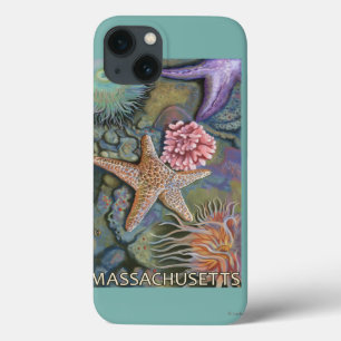 iPhone 13 Case MassachusettsTidepool Scene