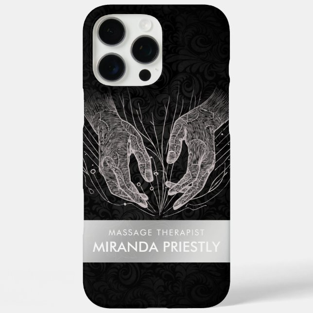 Coques Case-Mate iPhone Massage Thérapie Guérison Mains Énergie Spa Bien-ê (Verso)