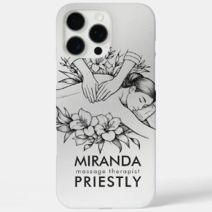 Coque iPhone 16 Pro Max Massage Thérapie Guérison Mains Énergie Spa Bien-ê