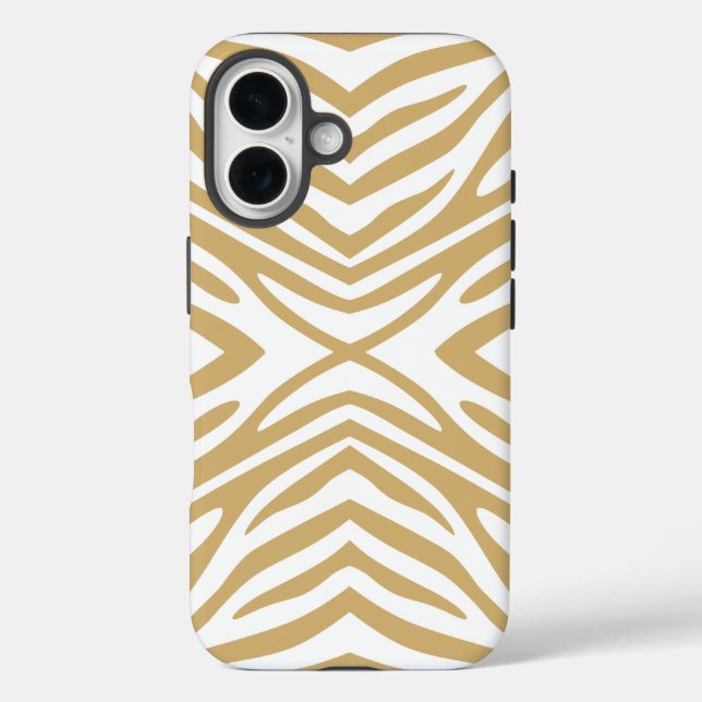 Coques Case-Mate iPhone Mastic Neutre Zèbre (Verso)