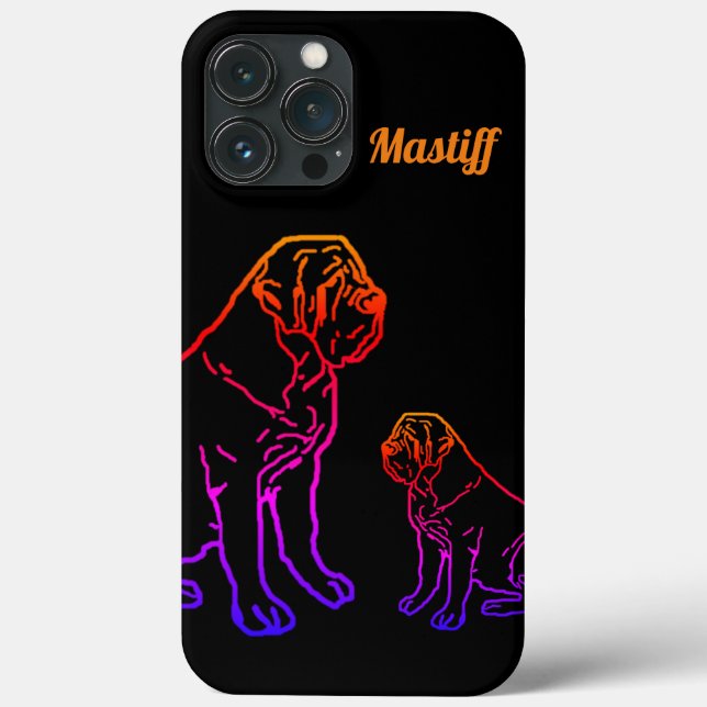 Coques Case-Mate iPhone Mastiff Pilou (Verso)
