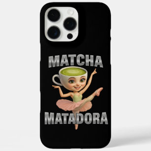 Coque iPhone 16 Pro Max Matcha Matadora Grace rencontre l'énergie verte
