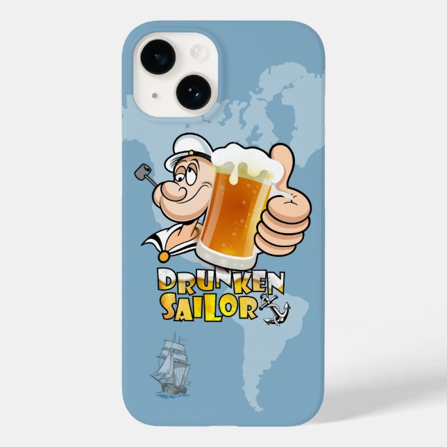 Coques Case-Mate iPhone Matelot ivre | (Verso)