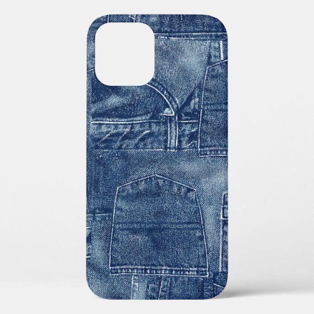Coques Case-Mate iPhone matériau de denim, (Verso)
